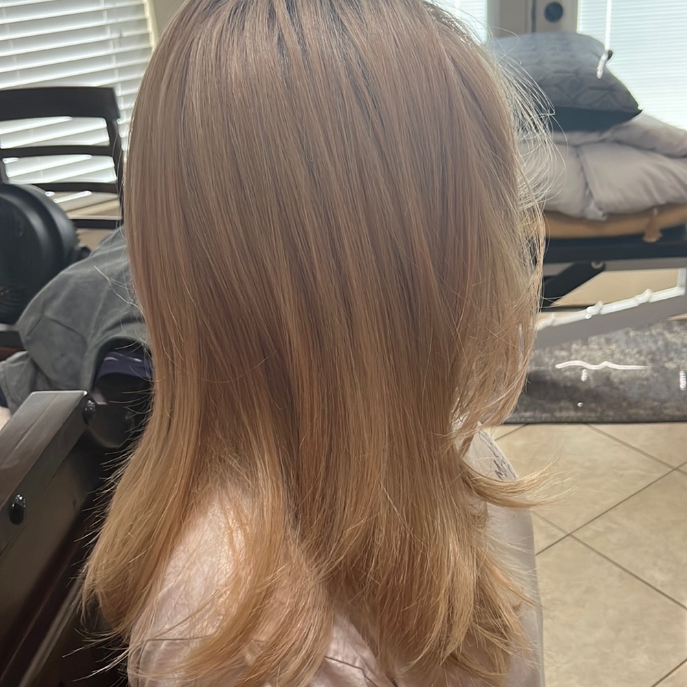 Fast styling WIG-makes it easy to change up your look. Soft bangs & long layers